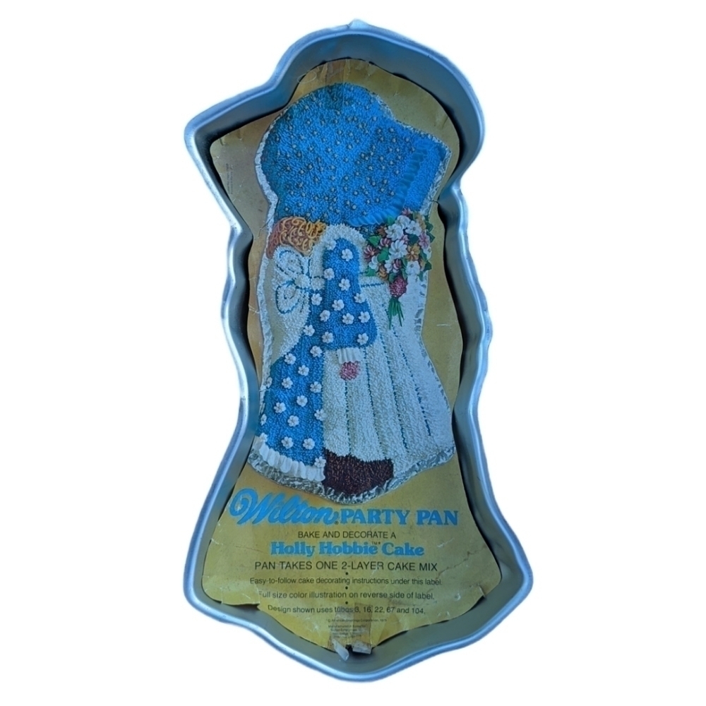 VINTAGE Wilton Holly Hobbie cake pan 502-194